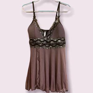 purple and black lingerie size XL by the brand coquette